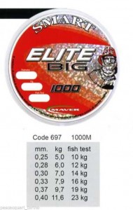 Najlon MAVER Elite BIG 1000 metara 0,28-0,33mm