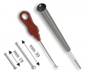 Set silikonskih dlaka, igla i burgija Stonfo BAIT HOLDER KIT art.140