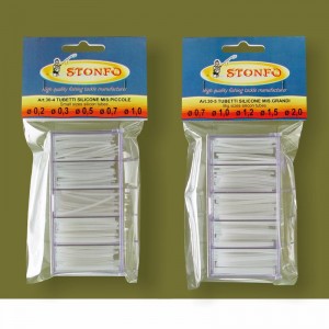 Silikonski bužiri STONFO CLEAR SILICONE TUBE BOX art.30-5 i art.30-4