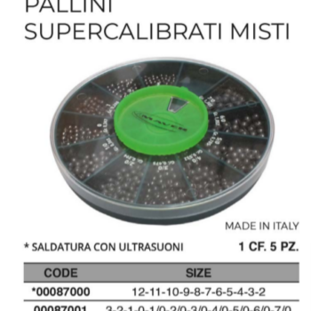 Set olova MAVER Pallini Supercalibrati Misti