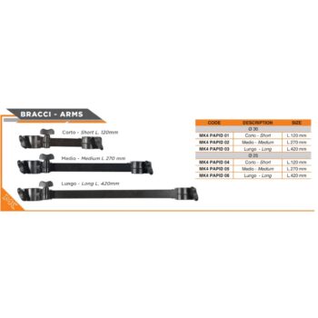 Bracci short arms kratki armovi